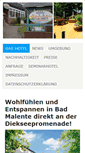 Mobile Screenshot of hotel-holsteinische-schweiz.de